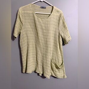 WOMANS CHAKET SHIRT MADE IN USA MEDIUM-